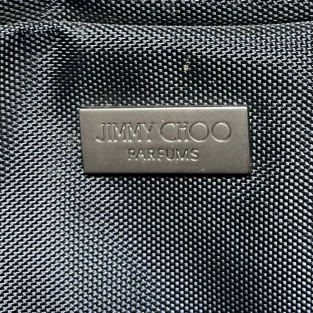 Jimmy Choo Parfums Duffle Tote Bag Navy Nylon‎ Travel Weekend Overnight